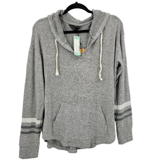 Mix by 41 Hawthorne Space Dye Heather Gray Hoodie L Pullover Comfy Loungewear - Picture 1 of 11